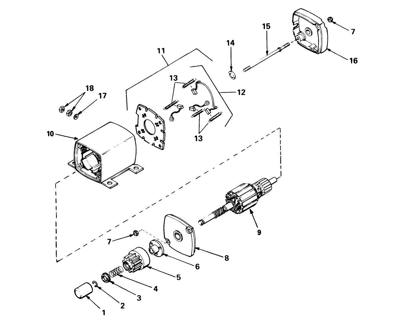 12 Volt Electric Starter No. 33606