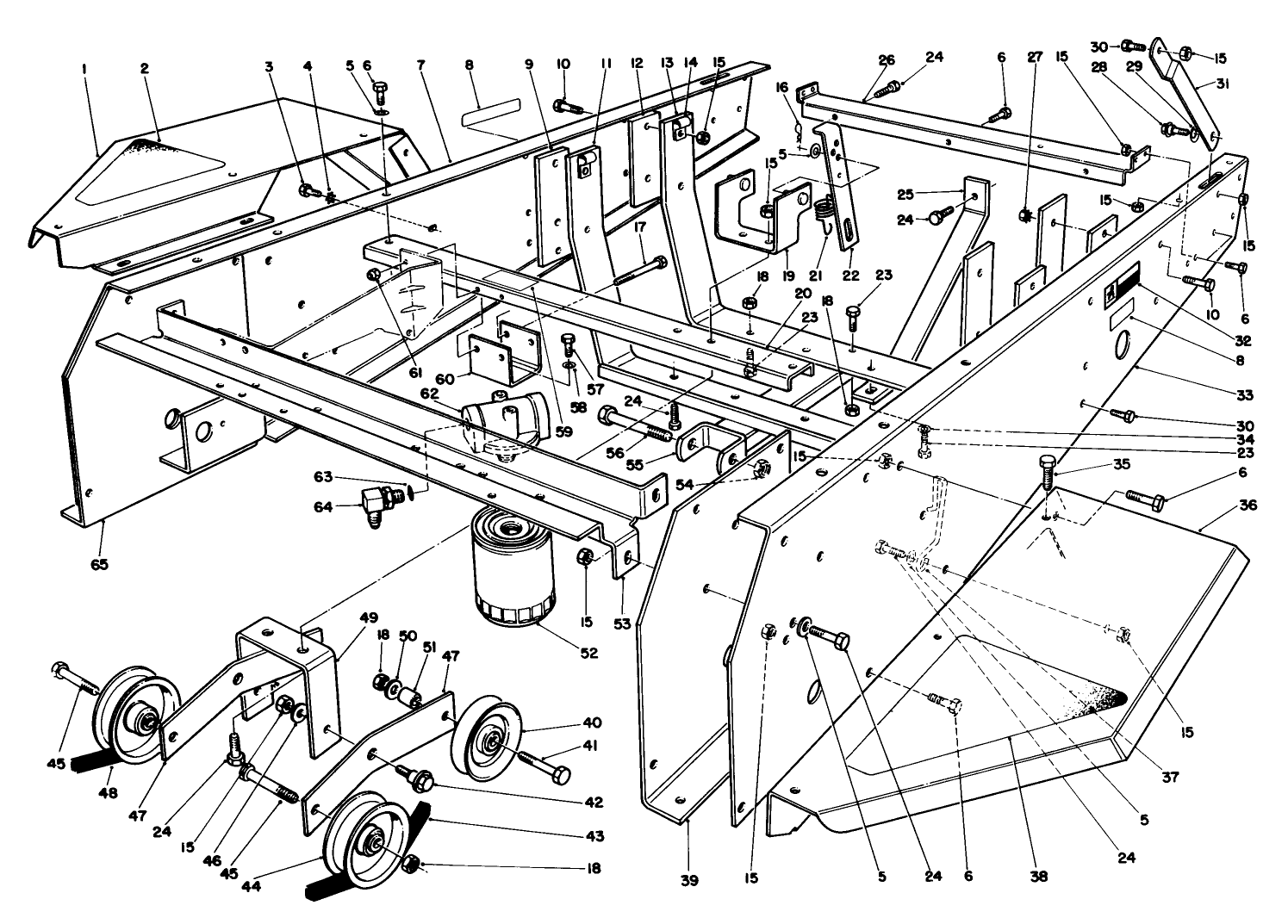 Frame & Jackshaft Assembly