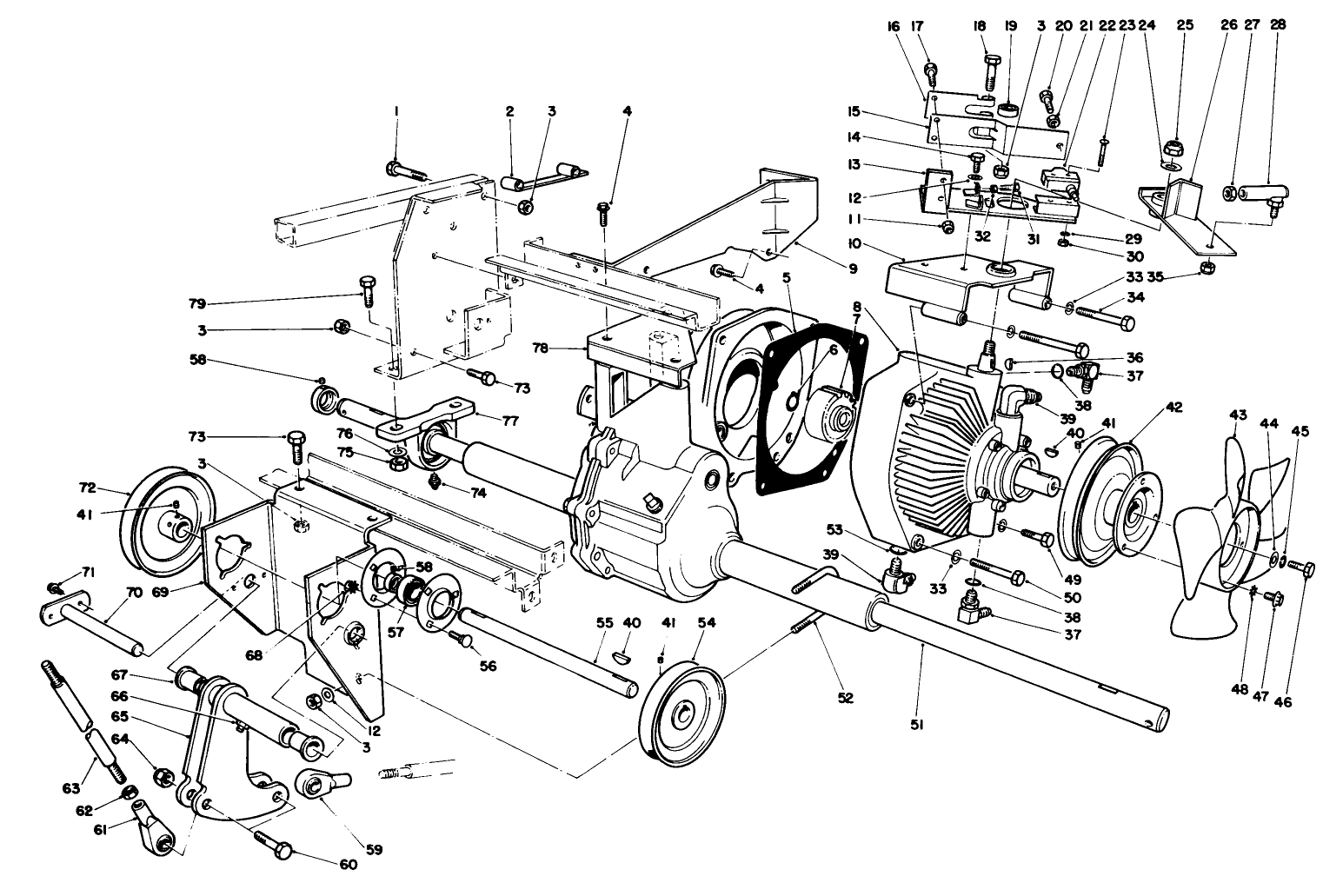 Transmission & Differential Assembly