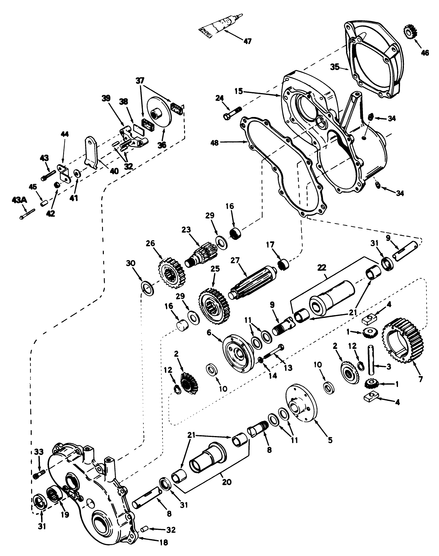Gear Reduction & Differential No. 1310-001