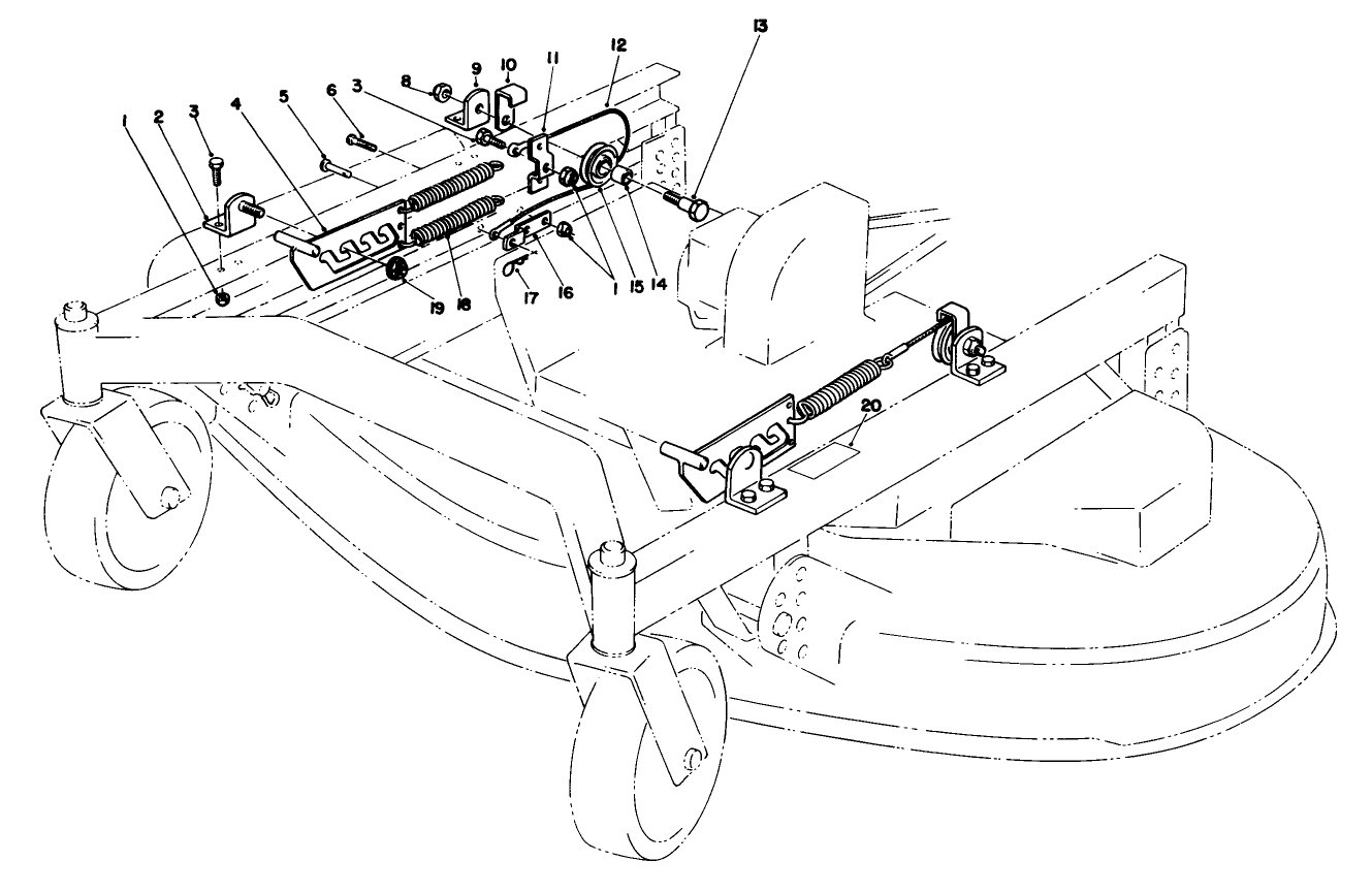 Flotation Kit Model No. 30759 (optional)(for Cutting Units Model No. 30544 & 30753)