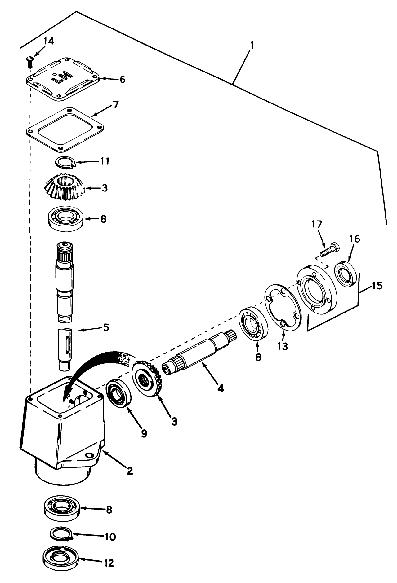 Grass Collection System Model No. 30751 (optional)(continued) Gear Box Assembly Model No. 4398-P91