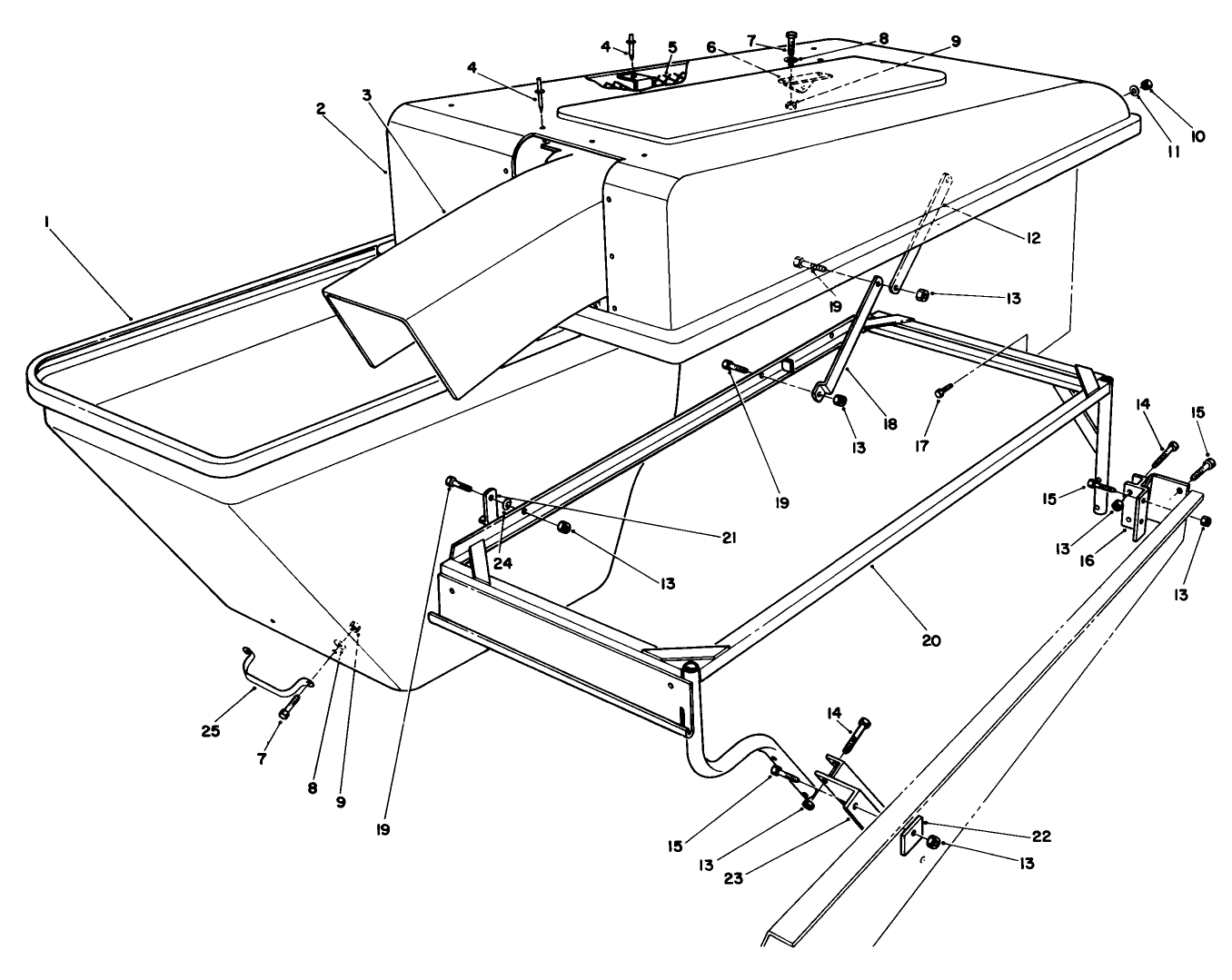 Grass Collection System Model No. 30751 (optional)(continued)