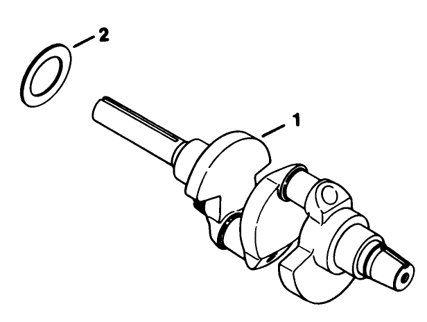 Crankshaft-Engine Kohler Model No. Kt17qs Type No. 24324