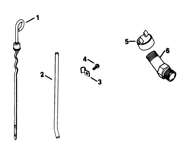 Dipstick-Engine Kohler Model No. Kt17qs Type No. 24324