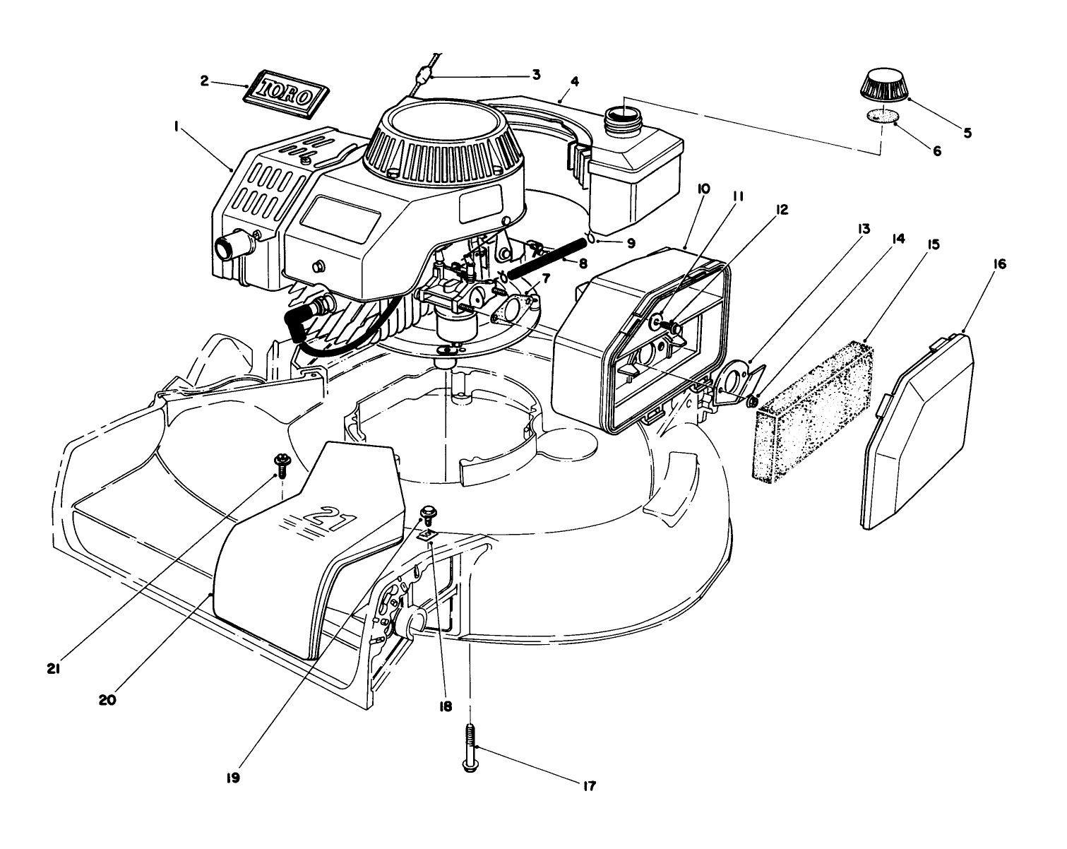 Engine Assembly (used On Units With Serial No. 6000101-6004101)