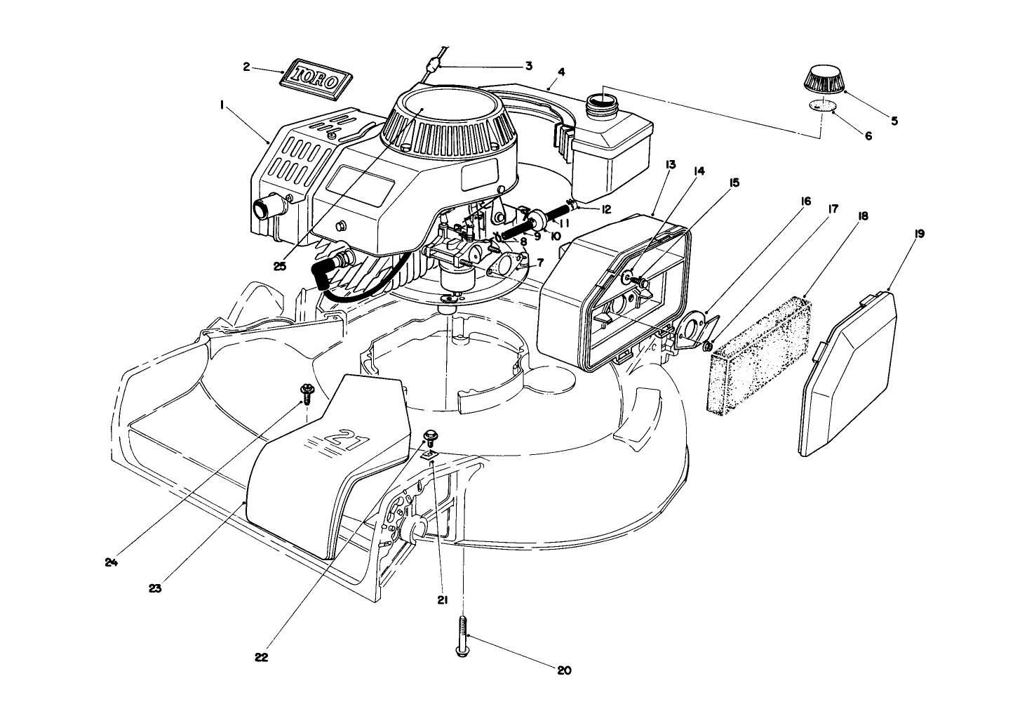 Engine Assembly (used On Units With Serial No. 6004102 & Up)