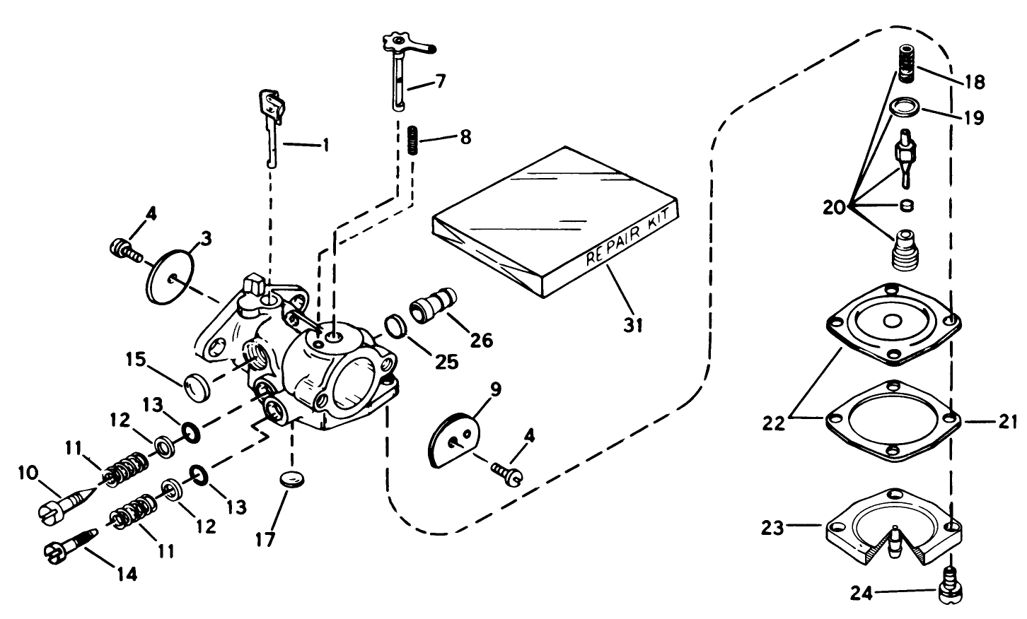 Carburetor No. 632142a