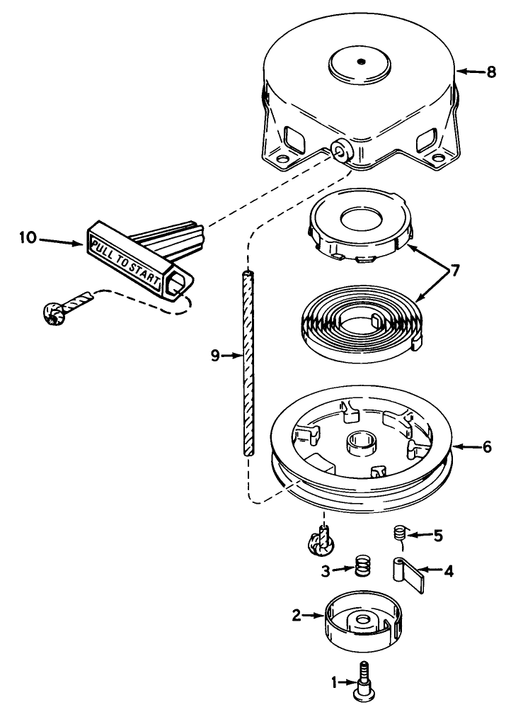 Rewind Starter No. 590537