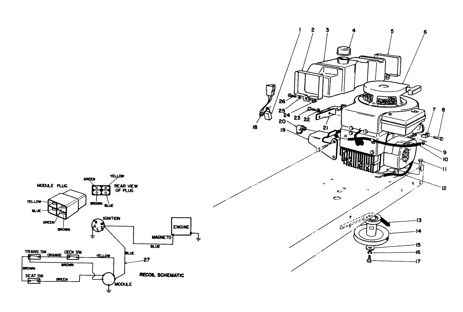 Engine Assembly (model No. 56138)