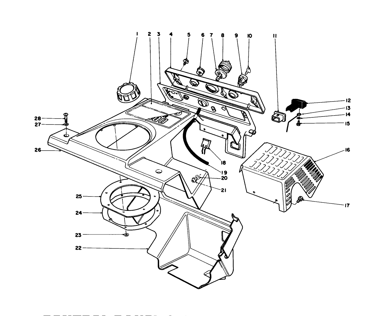 Control Panel & Shrouding Assembly