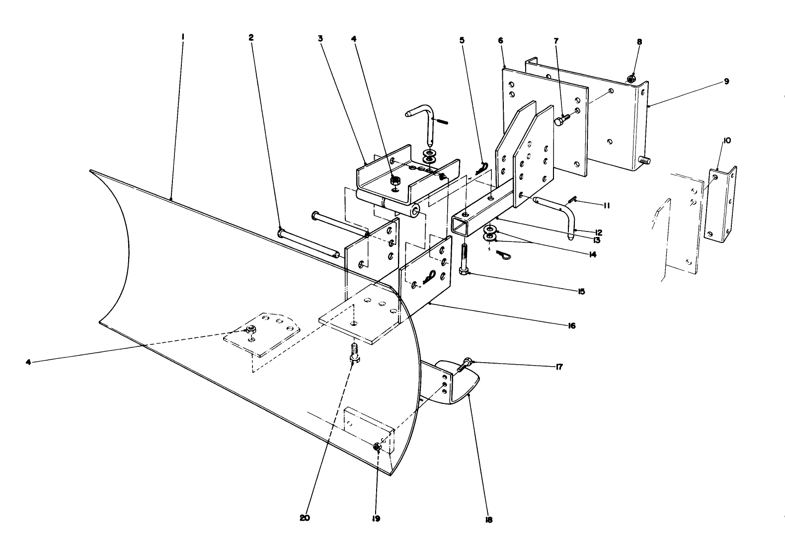 Grader Blade Assembly Model 59099 (optional)