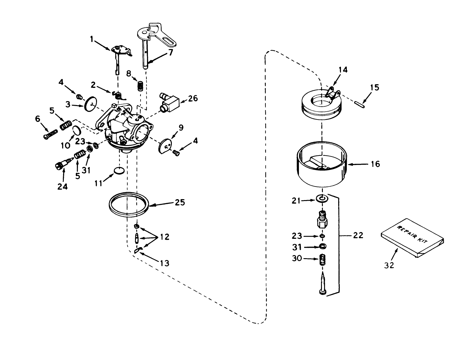Carburetor No. 632107
