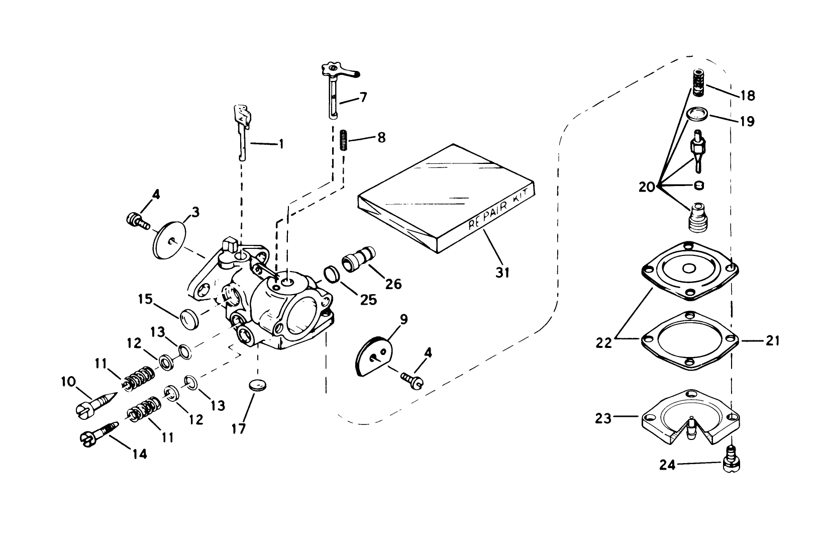 Carburetor No. 632142a