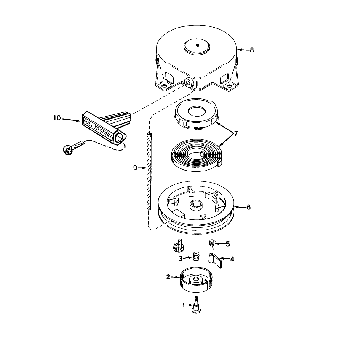 Rewind Starter No. 590537