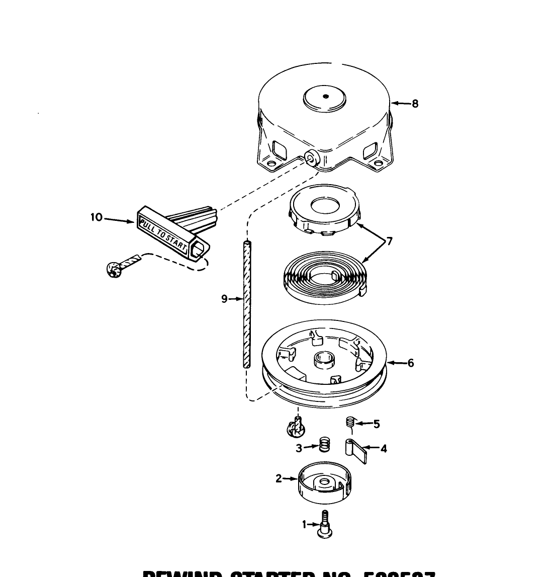 Rewind Starter No. 590537