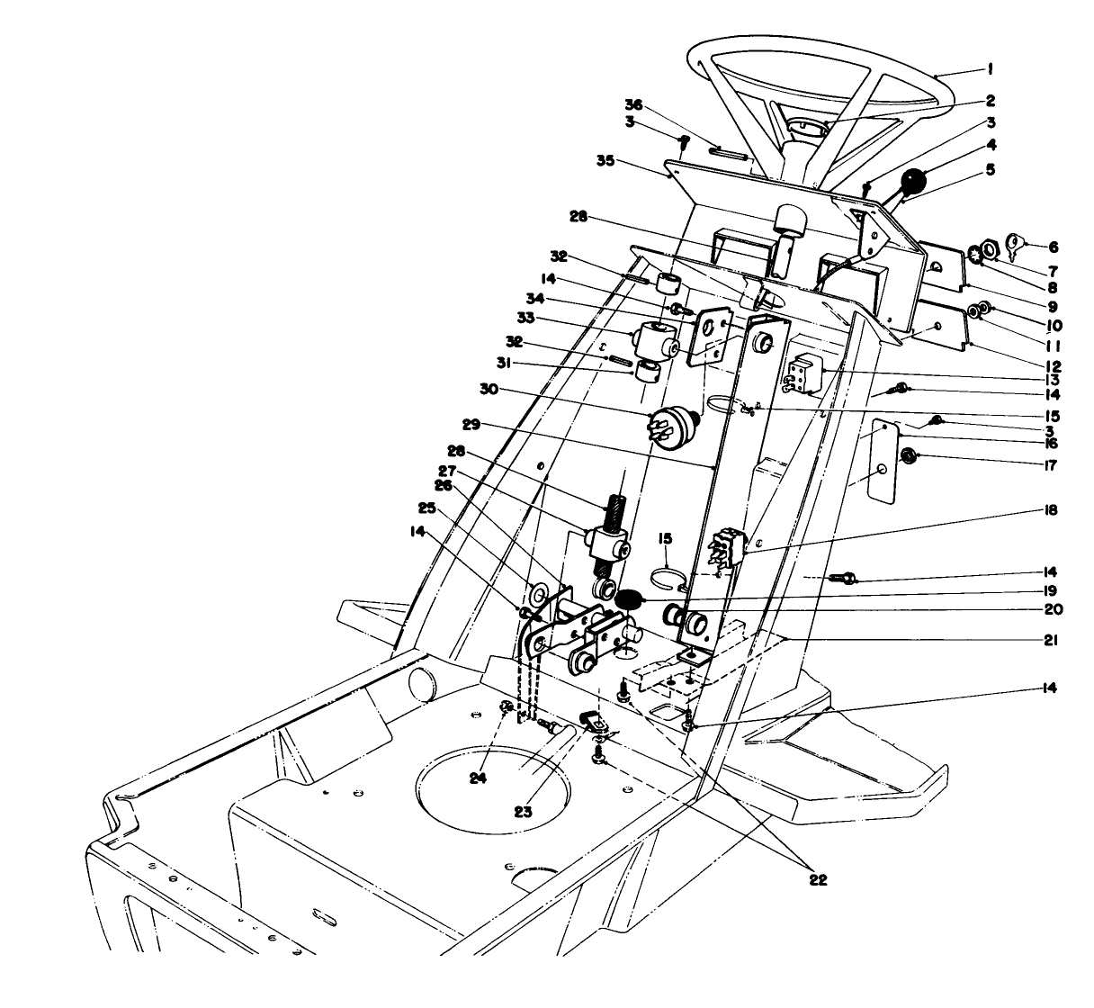 Steering Wheel & Dash Assembly