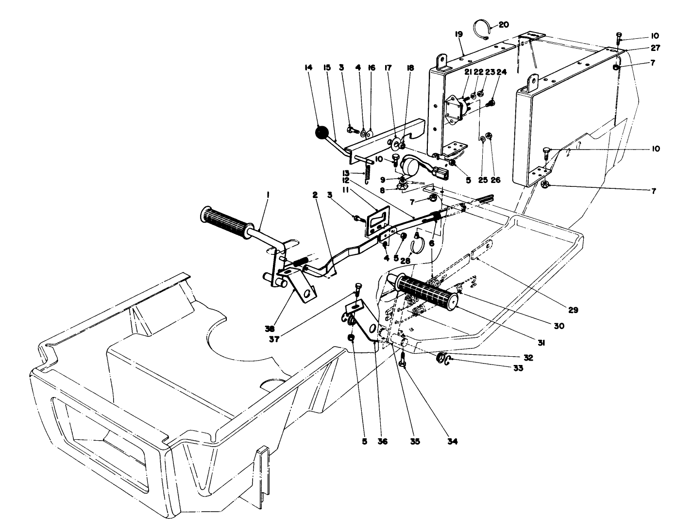 Brake & Clutch Pedal Assembly