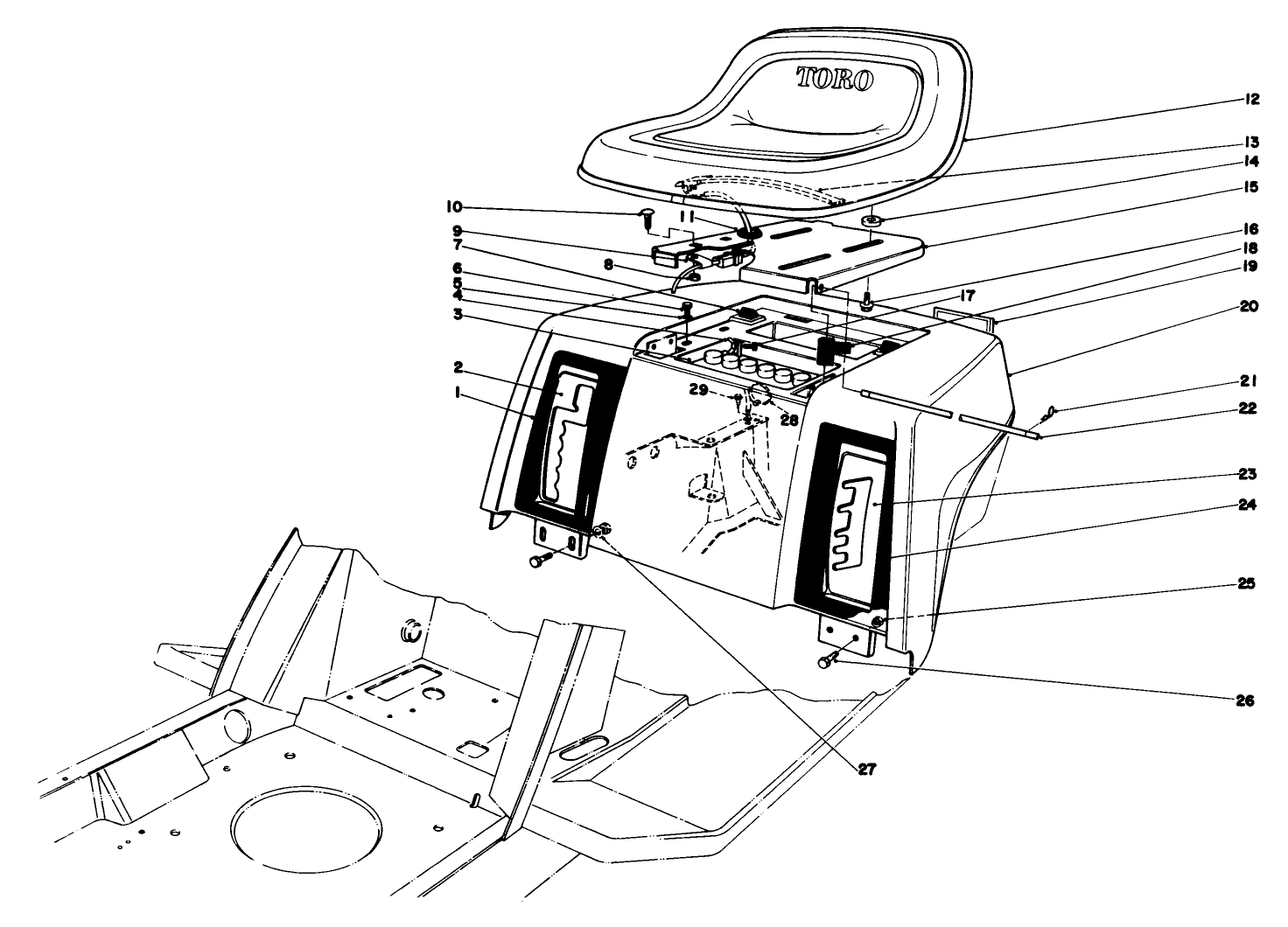 Rear Body & Seat Assembly