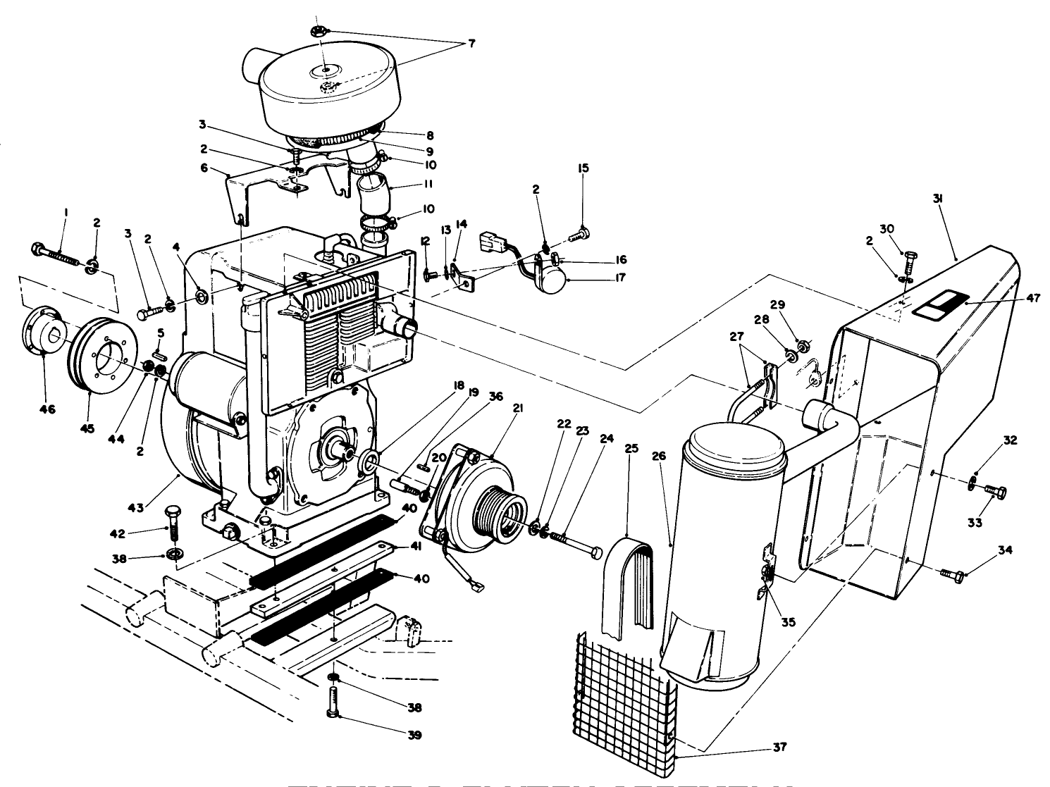 Engine & Clutch Assembly