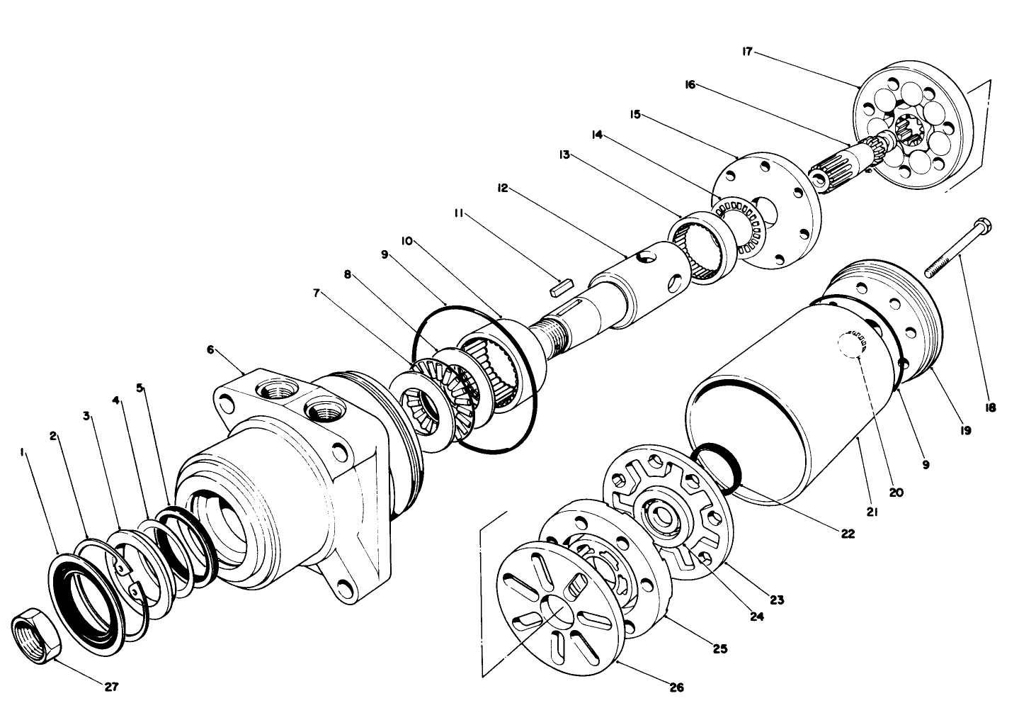 Hydraulic Drive Motor No. 49-8621