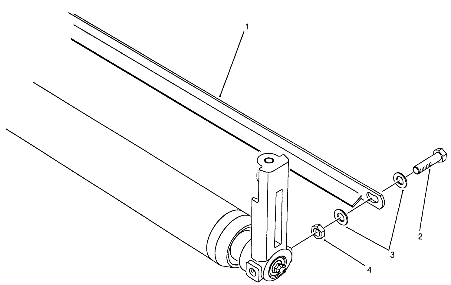 Cutting Unit Roller Scraper Model No. 03442 (optional)