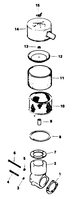 Air Intake-Engine Model No. M16 Spec. No. 711526