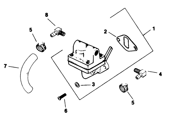 Fuel Pump-Engine Model No. M16 Spec. No. 711526