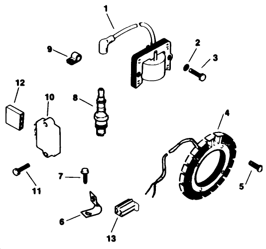 Ignition-Engine Model No. M16 Spec. No. 711526