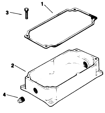 Oil Pan-Engine Model No. M16 Spec. No. 711526
