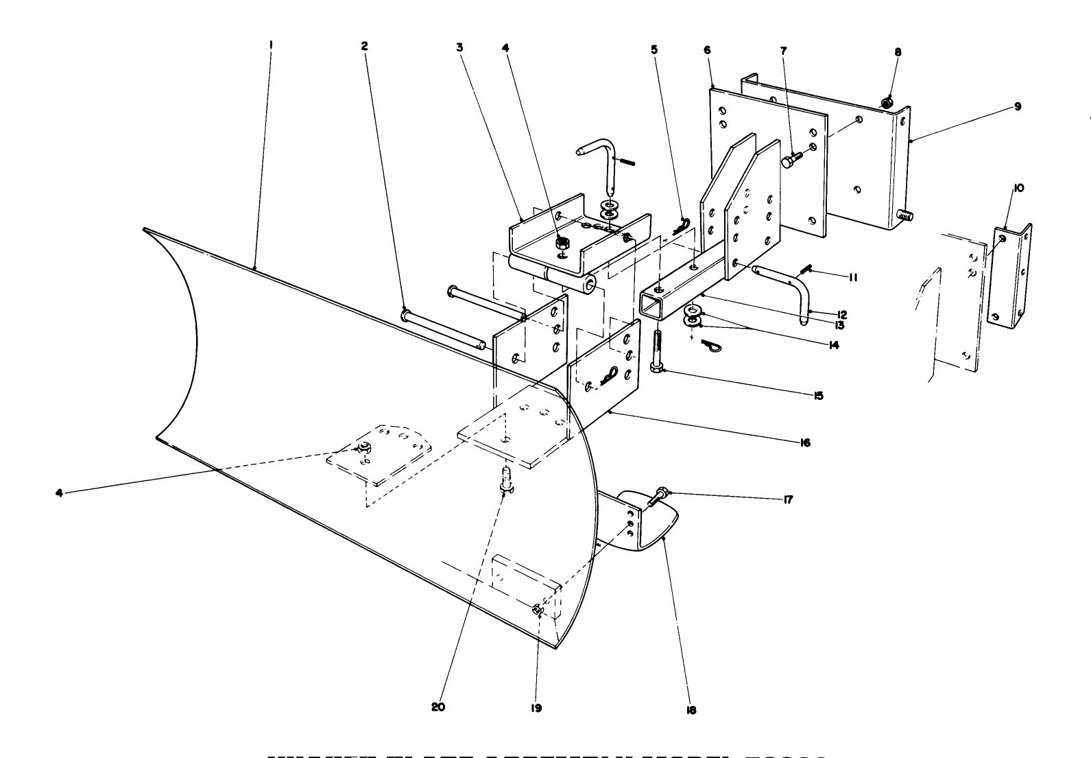 Grader Blade Assembly Model 59099