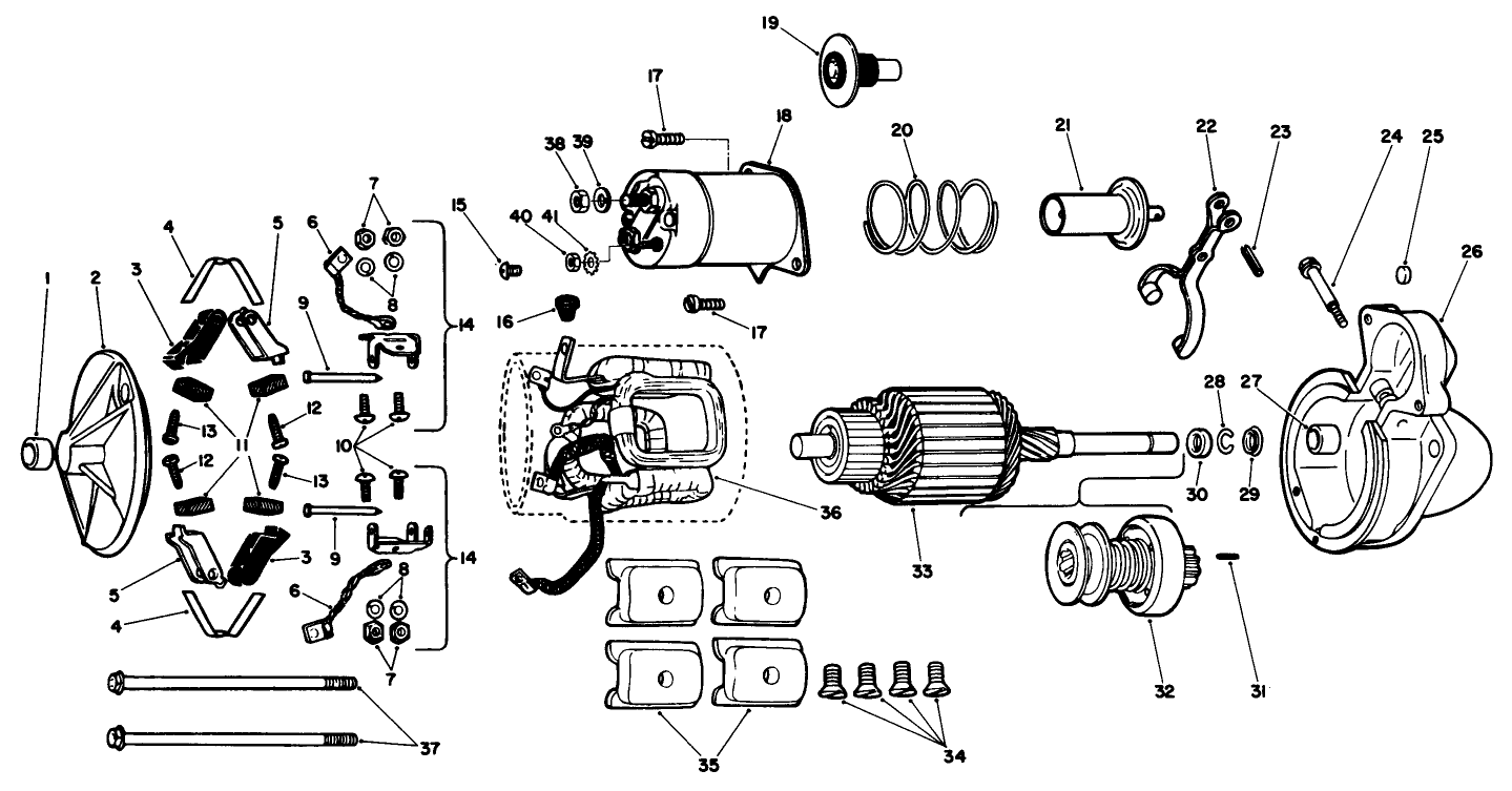Starter Motor Assembly No. 55-7470