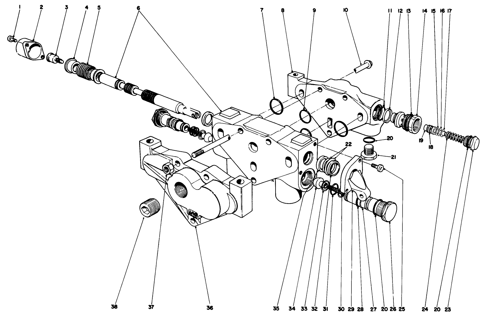 Hydraulic Valve Assembly No. 44-7701
