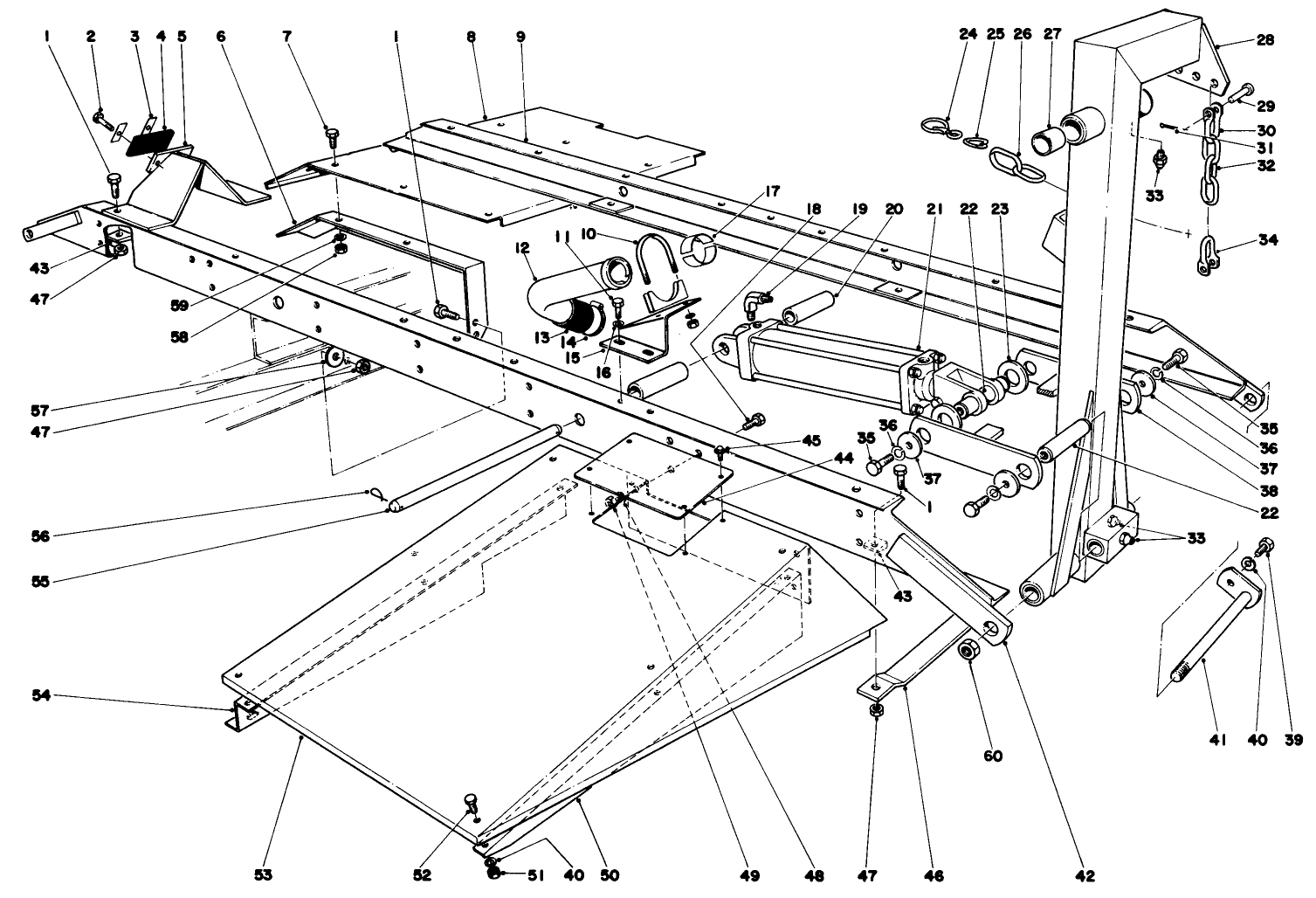 Main Frame Assembly-Front Center