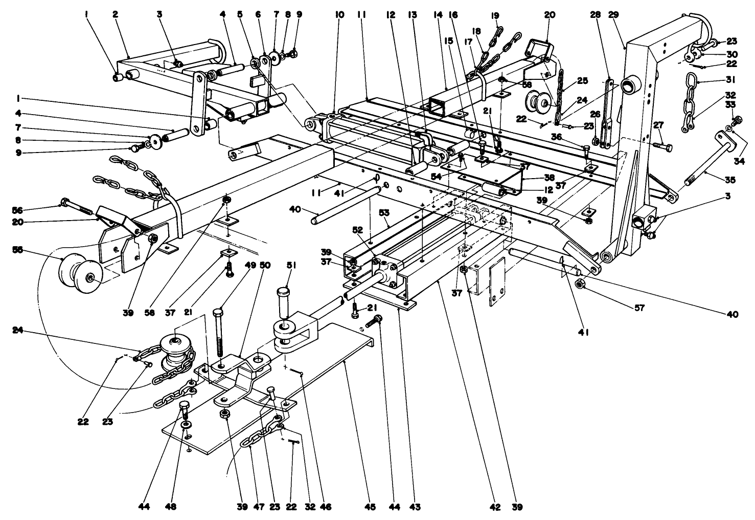 Main Frame Assembly Rear (continued)