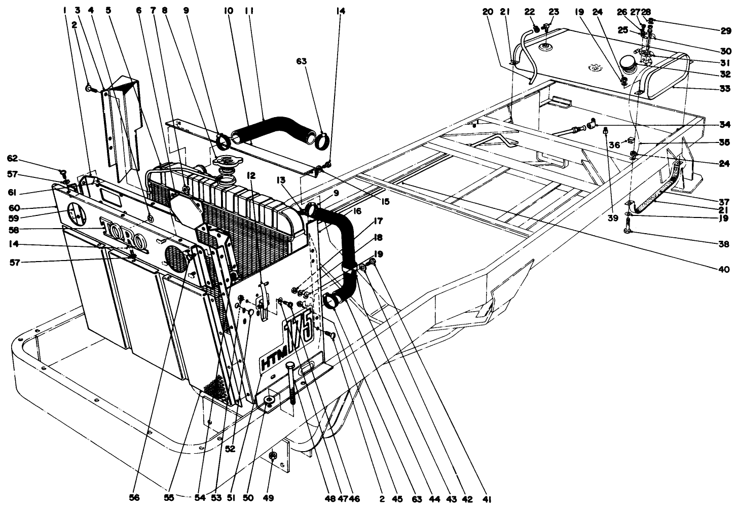 Radiator And Grille Assembly