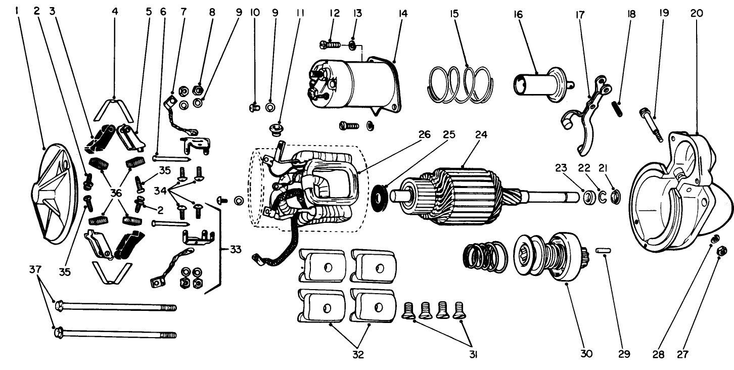 Starter Motor Assembly No. 49-8050