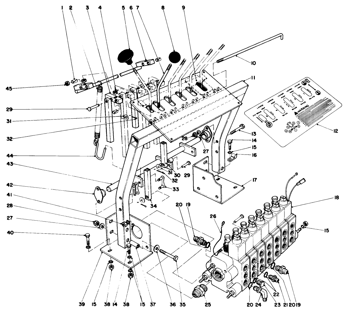 Control Tower And Valve Bank Assembly