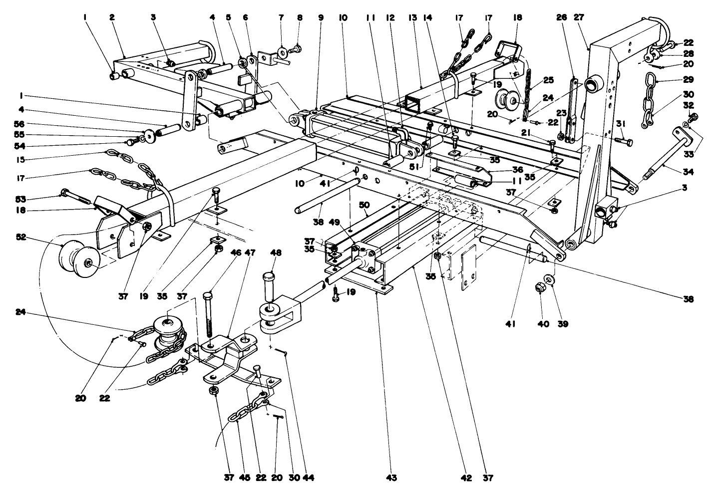 Main Frame Assembly-Rear
