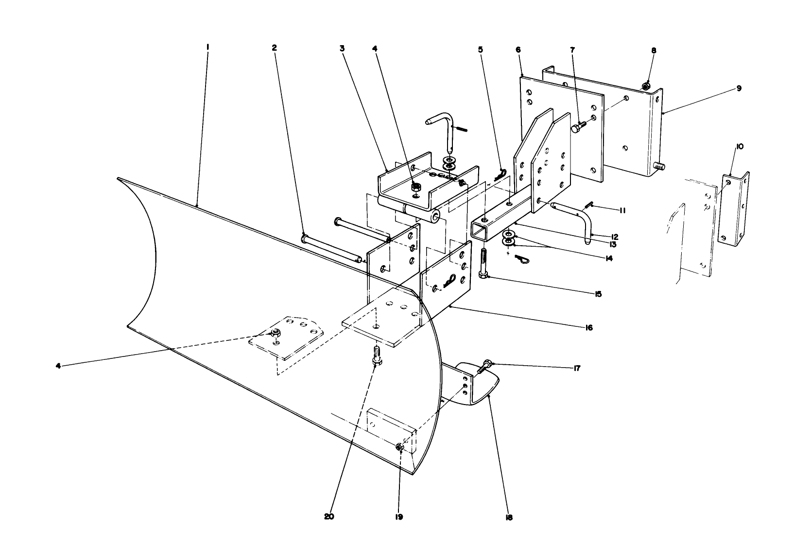 Grader Blade Assembly Model 59099 (optional)