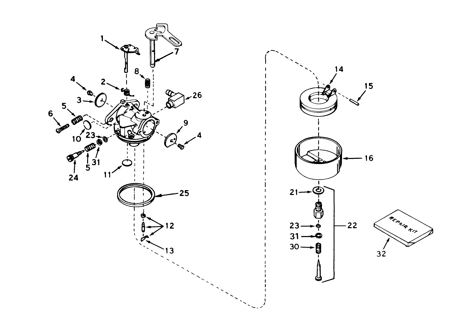 Carburetor No. 632107