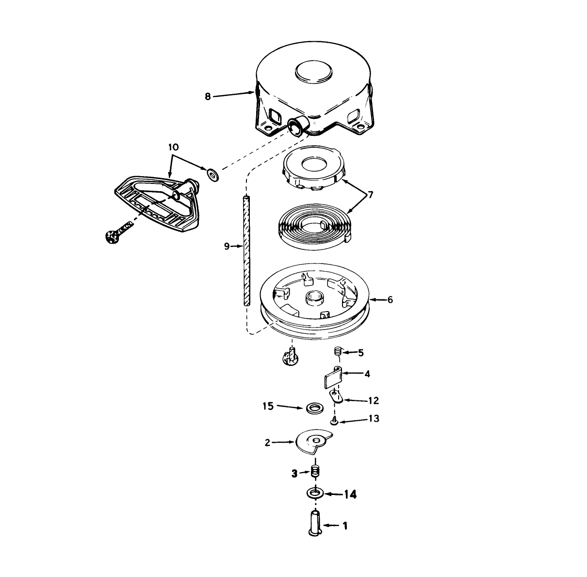 Rewind Starter No. 590604