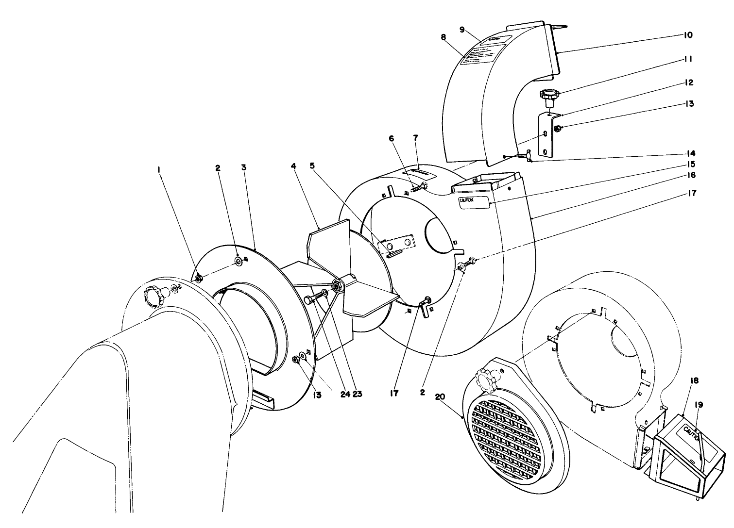 Blower Assembly (model 62912 & 62923)