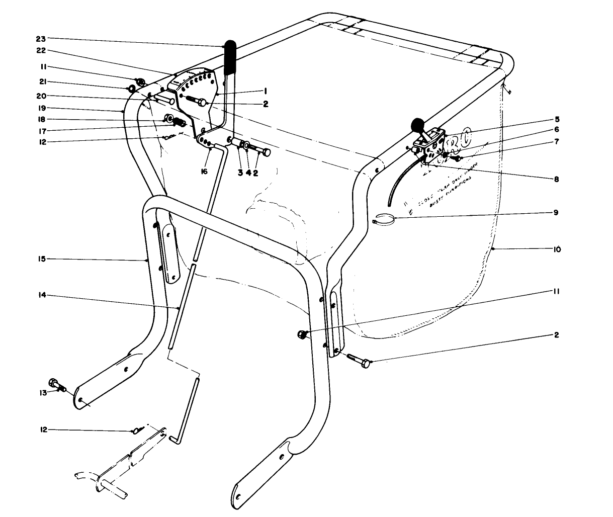 Controls And Handle Assembly (model 62912)
