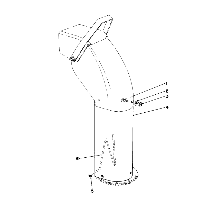 Chute Extension Kit 26-1100 (optional)