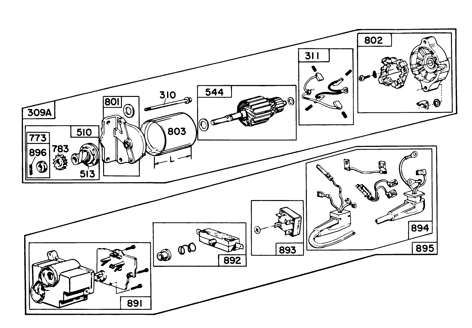 Starter Motor Kit Model No. 37-4630 (optional)