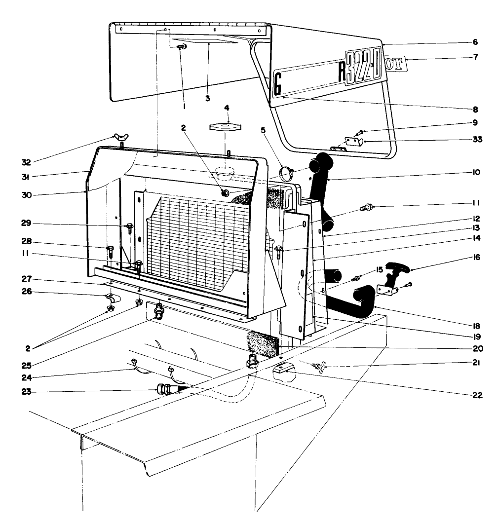 Radiator & Hood Assembly