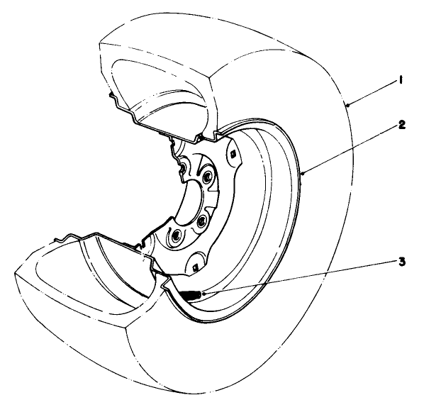 Tire & Wheel Assembly 23 X 10.50 X 12 (optional) No. 36-1050