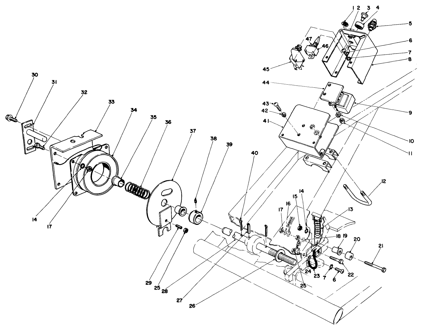 Cruise Control Kit Model No. 30783 (optional)