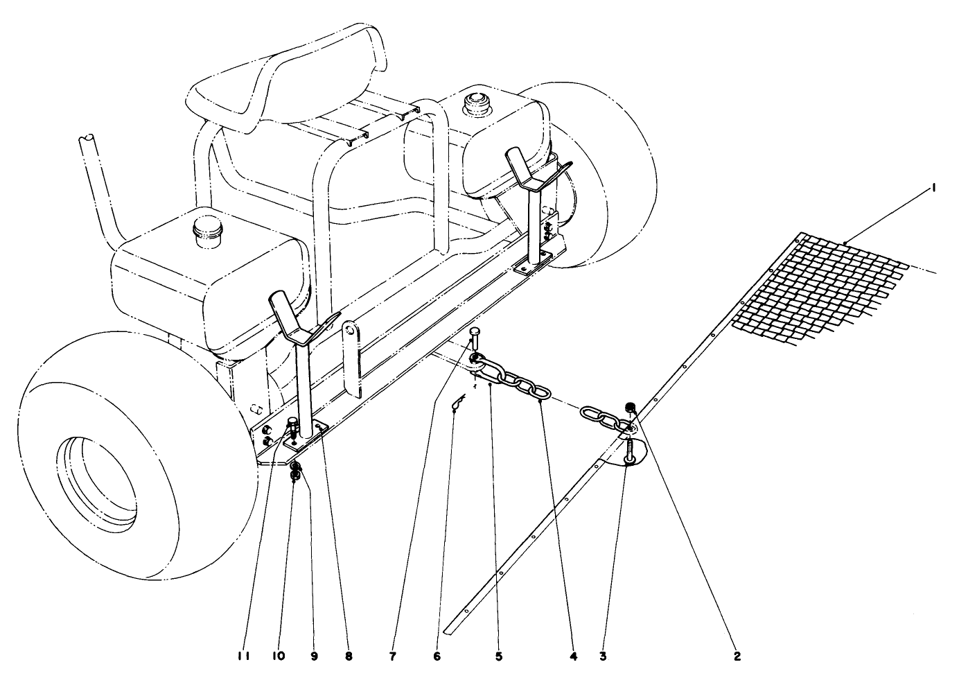 Drag Mat Kit Model No. 08844 (optional)